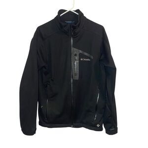 Columbia Omni Shield Jacket Women's Medium Black Wind Block Interchange‎ Coat